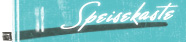 Speisekarte